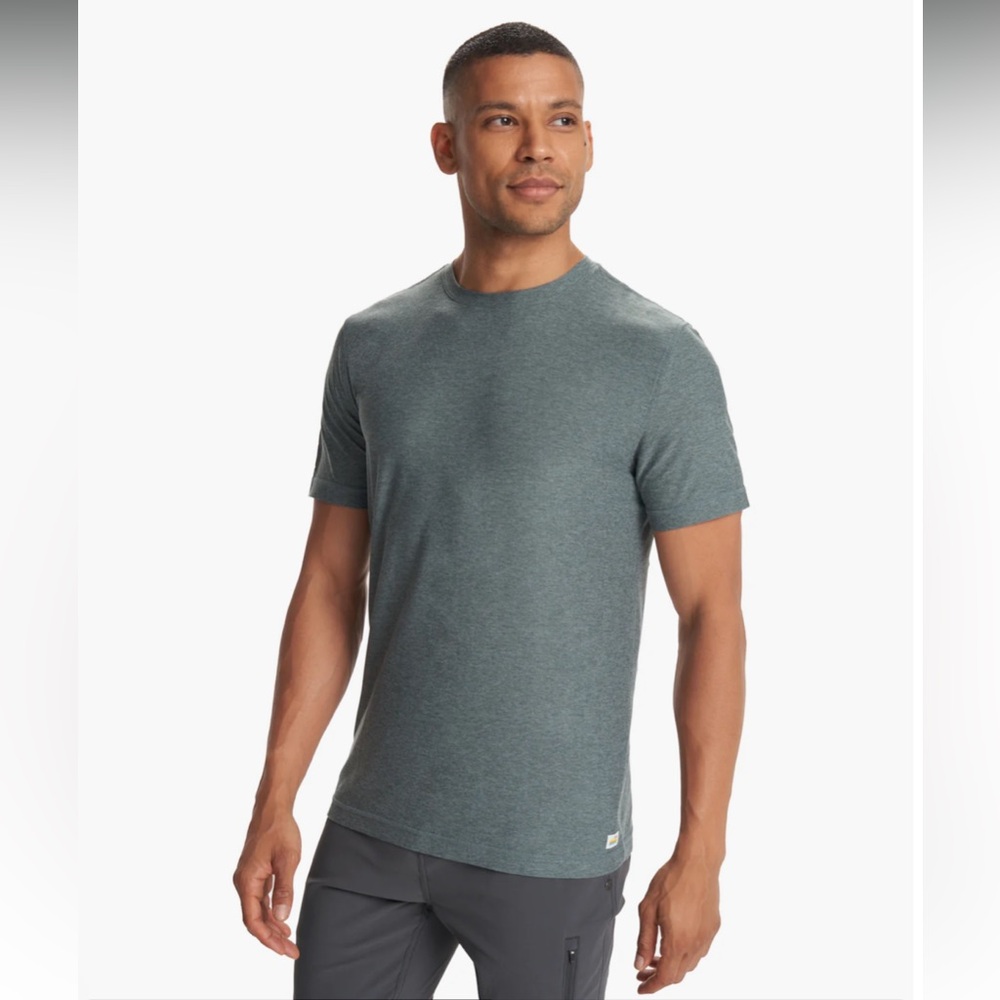 Vuori Strato Tech Tee, Kashmir Heather, XXL